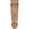 image2 14quotW x 2 14quotD x 4 14quotH Extra Small Acanthus Wood Corbel AlderRed Oak