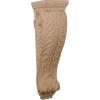 image2 14quotW x 2 14quotD x 4 14quotH Extra Small Acanthus Wood Corbel AlderRubberwood
