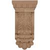 image2 14quotW x 2 14quotD x 4 14quotH Extra Small Acanthus Wood Corbel AlderRubberwood