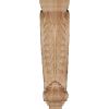 image2 14quotW x 2 14quotD x 4 14quotH Extra Small Acanthus Wood Corbel AlderRubberwood