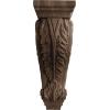 image2 14quotW x 2 14quotD x 4 14quotH Extra Small Acanthus Wood Corbel AlderWalnut