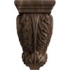 image2 14quotW x 2 14quotD x 4 14quotH Extra Small Acanthus Wood Corbel AlderWalnut