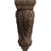 image2 14quotW x 2 14quotD x 4 14quotH Extra Small Acanthus Wood Corbel AlderWalnut