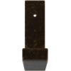 image2quotW x 12quotD x 7quotH Steel Hanging Shelf Bracket UnfinishedAntiqued Brass