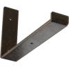 image2quotW x 12quotD x 7quotH Steel Hanging Shelf Bracket UnfinishedAntiqued Brass