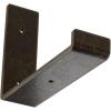 image2quotW x 12quotD x 7quotH Steel Hanging Shelf Bracket UnfinishedAntiqued Brass