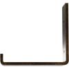 image2quotW x 12quotD x 7quotH Steel Hanging Shelf Bracket UnfinishedAntiqued Brass