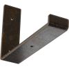image2quotW x 12quotD x 7quotH Steel Hanging Shelf Bracket UnfinishedAntiqued Bronze