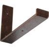 image2quotW x 12quotD x 7quotH Steel Hanging Shelf Bracket UnfinishedAntiqued Copper