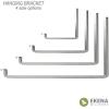 image2quotW x 12quotD x 7quotH Steel Hanging Shelf Bracket UnfinishedAntiqued Pale Gold