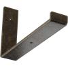 image2quotW x 12quotD x 7quotH Steel Hanging Shelf Bracket UnfinishedAntiqued Pale Gold
