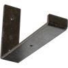 image2quotW x 12quotD x 7quotH Steel Hanging Shelf Bracket UnfinishedAntiqued Warm Silver