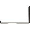 image2quotW x 12quotD x 7quotH Steel Hanging Shelf Bracket UnfinishedAntiqued Warm Silver