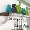 image2quotW x 12quotD x 7quotH Steel Hanging Shelf Bracket UnfinishedHammered Bright Red