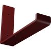 image2quotW x 12quotD x 7quotH Steel Hanging Shelf Bracket UnfinishedHammered Bright Red