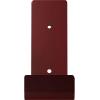 image2quotW x 12quotD x 7quotH Steel Hanging Shelf Bracket UnfinishedHammered Bright Red