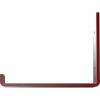 image2quotW x 12quotD x 7quotH Steel Hanging Shelf Bracket UnfinishedHammered Bright Red