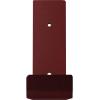 image2quotW x 12quotD x 7quotH Steel Hanging Shelf Bracket UnfinishedHammered Bright Red