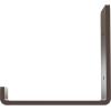 image2quotW x 12quotD x 7quotH Steel Hanging Shelf Bracket UnfinishedHammered Brown