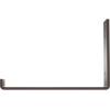 image2quotW x 12quotD x 7quotH Steel Hanging Shelf Bracket UnfinishedHammered Brown