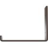 image2quotW x 12quotD x 7quotH Steel Hanging Shelf Bracket UnfinishedHammered Brown