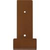 image2quotW x 12quotD x 7quotH Steel Hanging Shelf Bracket UnfinishedHammered Copper