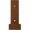 image2quotW x 12quotD x 7quotH Steel Hanging Shelf Bracket UnfinishedHammered Copper