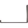 image2quotW x 12quotD x 7quotH Steel Hanging Shelf Bracket UnfinishedHammered Dark Bronze