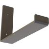 image2quotW x 12quotD x 7quotH Steel Hanging Shelf Bracket UnfinishedHammered Dark Bronze