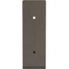 image2quotW x 12quotD x 7quotH Steel Hanging Shelf Bracket UnfinishedHammered Dark Bronze