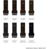 image2quotW x 12quotD x 7quotH Steel Hanging Shelf Bracket UnfinishedHammered Dark Bronze