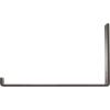 image2quotW x 12quotD x 7quotH Steel Hanging Shelf Bracket UnfinishedHammered Dark Bronze