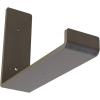 image2quotW x 12quotD x 7quotH Steel Hanging Shelf Bracket UnfinishedHammered Dark Bronze