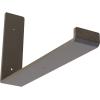 image2quotW x 12quotD x 7quotH Steel Hanging Shelf Bracket UnfinishedHammered Dark Bronze