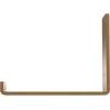 image2quotW x 12quotD x 7quotH Steel Hanging Shelf Bracket UnfinishedHammered Gold