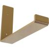 image2quotW x 12quotD x 7quotH Steel Hanging Shelf Bracket UnfinishedHammered Gold