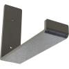 image2quotW x 12quotD x 7quotH Steel Hanging Shelf Bracket UnfinishedHammered Gray