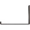 image2quotW x 12quotD x 7quotH Steel Hanging Shelf Bracket UnfinishedHammered Gray