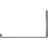 image2quotW x 12quotD x 7quotH Steel Hanging Shelf Bracket UnfinishedHammered Light Blue
