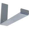 image2quotW x 12quotD x 7quotH Steel Hanging Shelf Bracket UnfinishedHammered Light Blue