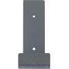 image2quotW x 12quotD x 7quotH Steel Hanging Shelf Bracket UnfinishedHammered Light Blue
