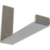 image2quotW x 12quotD x 7quotH Steel Hanging Shelf Bracket UnfinishedHammered Silver
