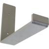 image2quotW x 12quotD x 7quotH Steel Hanging Shelf Bracket UnfinishedHammered Silver