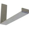 image2quotW x 12quotD x 7quotH Steel Hanging Shelf Bracket UnfinishedHammered Silver