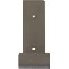 image2quotW x 12quotD x 7quotH Steel Hanging Shelf Bracket UnfinishedHammered Silver