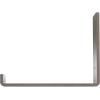 image2quotW x 12quotD x 7quotH Steel Hanging Shelf Bracket UnfinishedHammered Silver