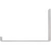 image2quotW x 12quotD x 7quotH Steel Hanging Shelf Bracket UnfinishedHammered White