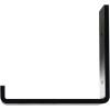 image2quotW x 12quotD x 7quotH Steel Hanging Shelf Bracket UnfinishedPowder Coated Black