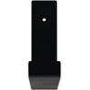 image2quotW x 12quotD x 7quotH Steel Hanging Shelf Bracket UnfinishedPowder Coated Black
