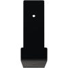 image2quotW x 12quotD x 7quotH Steel Hanging Shelf Bracket UnfinishedPowder Coated Black